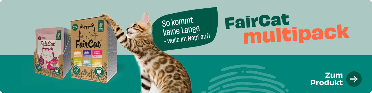 Produktbanner Green Petfood Multipack Katze