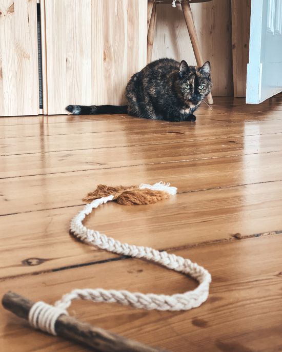 Katze-DIY-Katzenspielzeug-Makramee